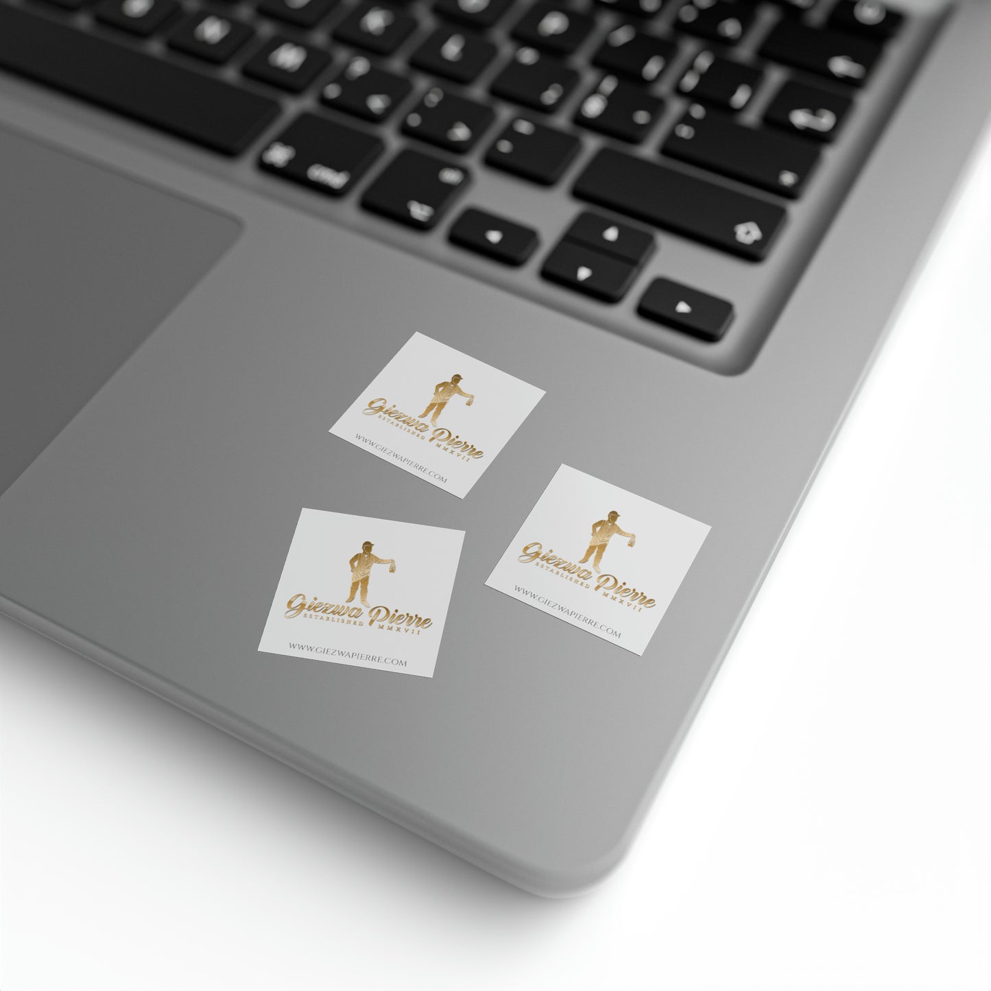 Giezwa Pierre Square Sticker Label Rolls - GIEZWA PIERRE