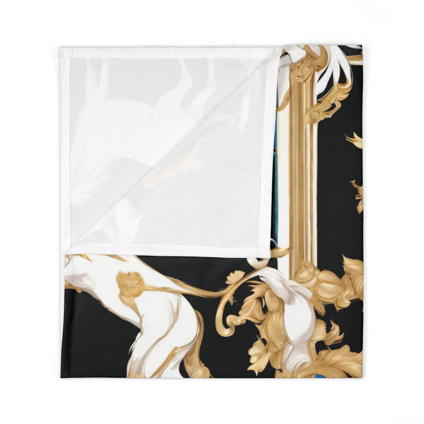 The Colored Horse Baby Swaddle Blanket - GIEZWA PIERRE