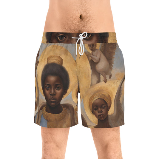 Men's Mid-Length Guardian Swim Shorts - GIEZWA PIERRE