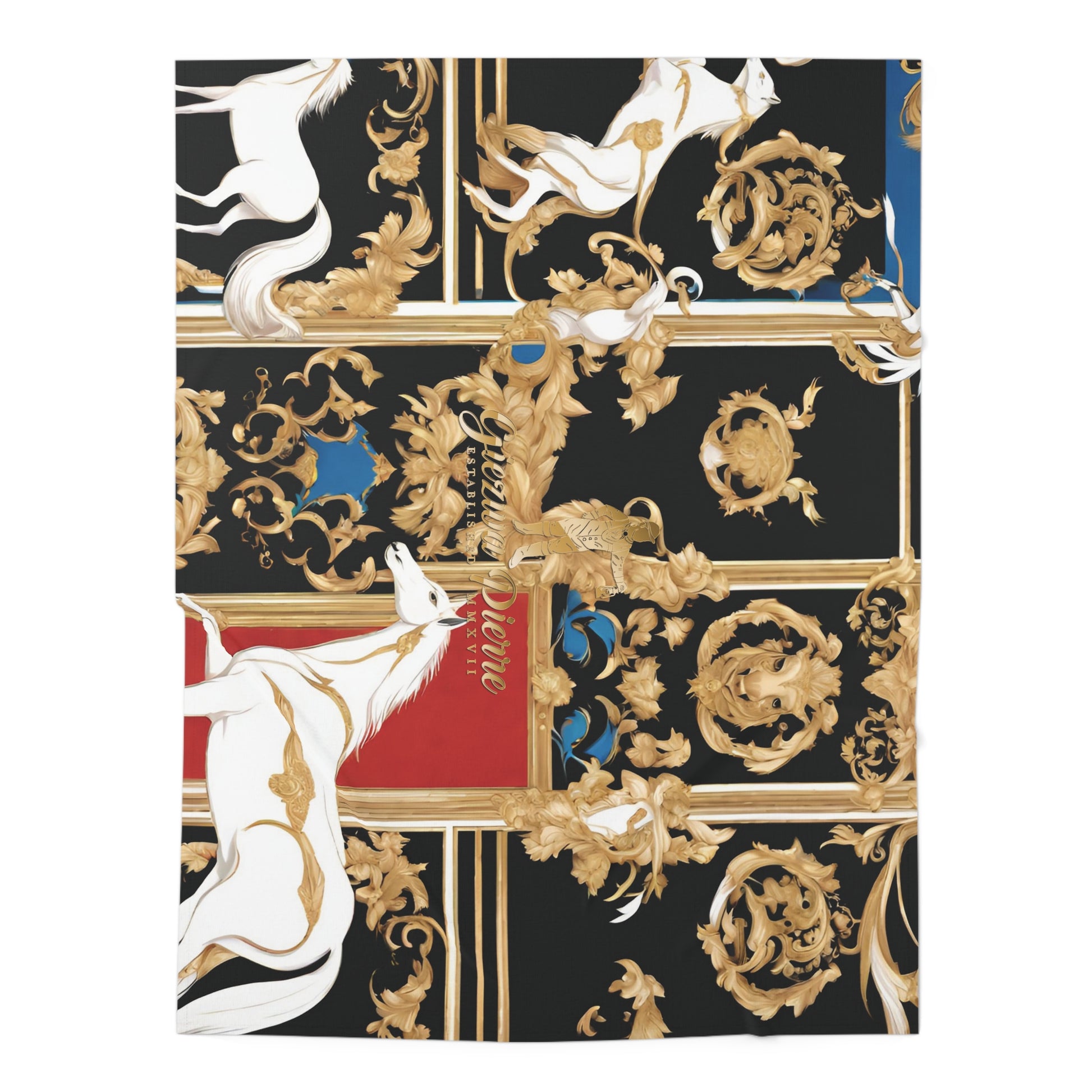 The Colored Horse Baby Swaddle Blanket - GIEZWA PIERRE