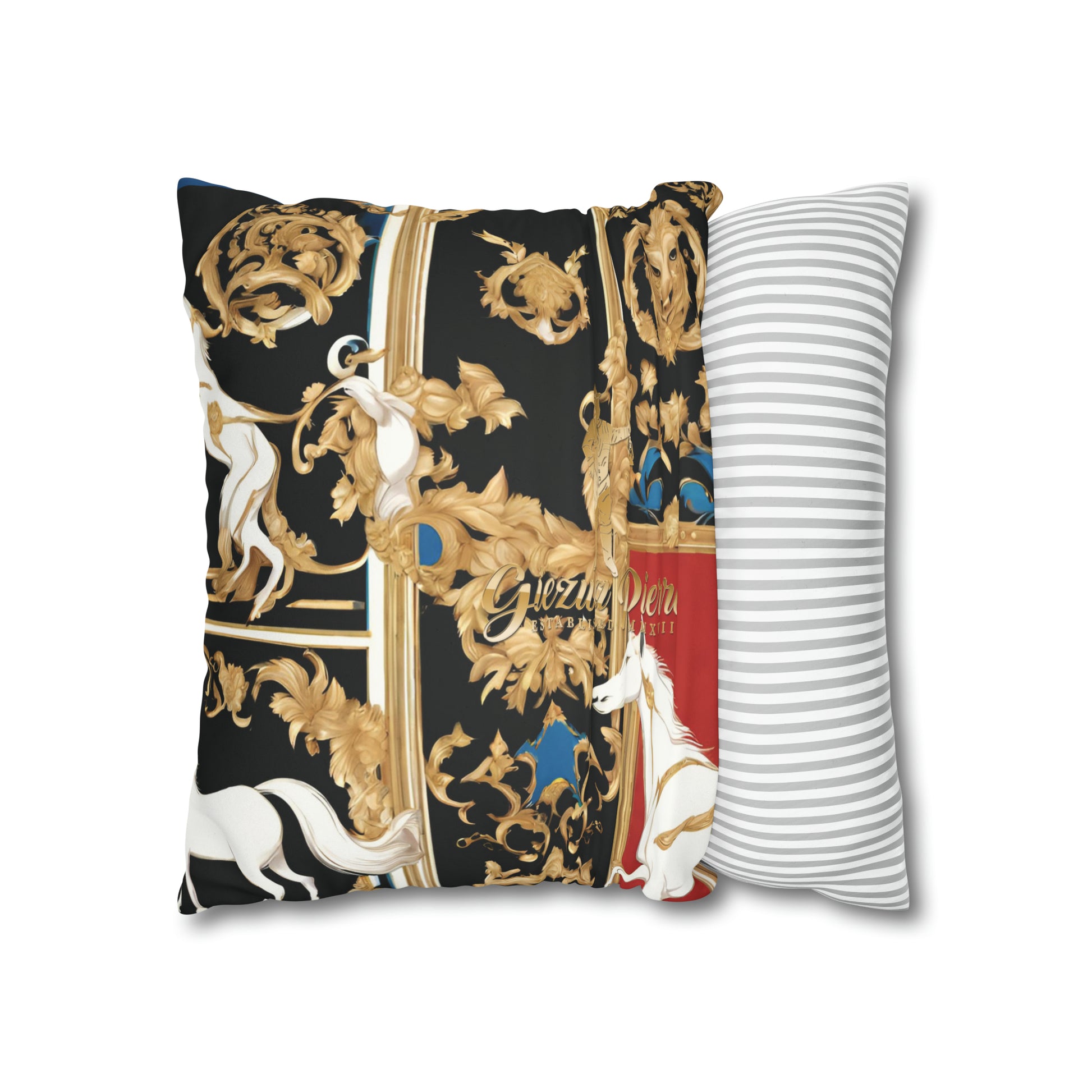 The Colored Horse Square Pillow Case - GIEZWA PIERRE