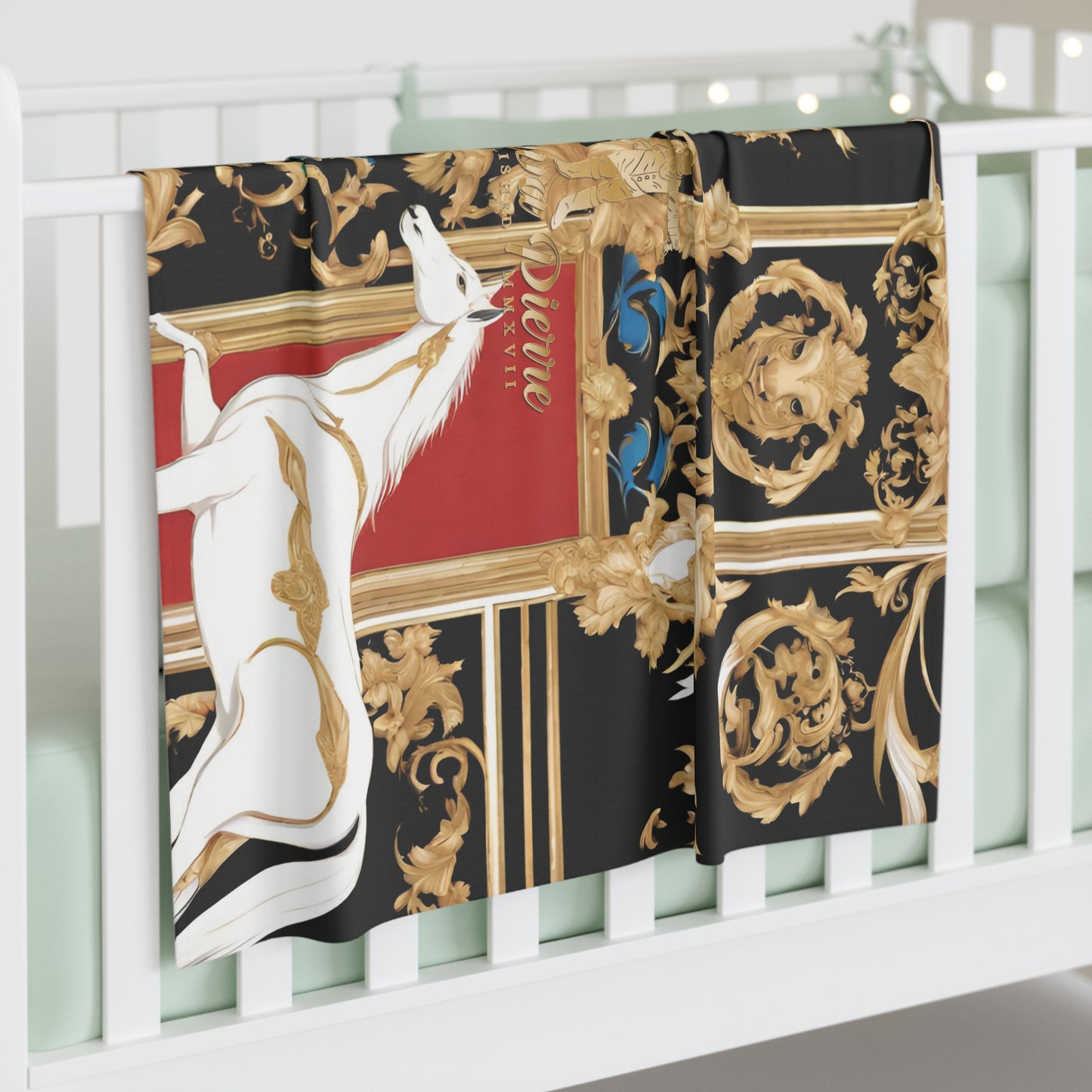 The Colored Horse Baby Swaddle Blanket - GIEZWA PIERRE