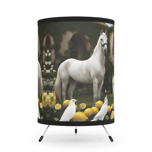 Giezwa Pierre Tripod Lamp Shade, US\CA plug - GIEZWA PIERRE