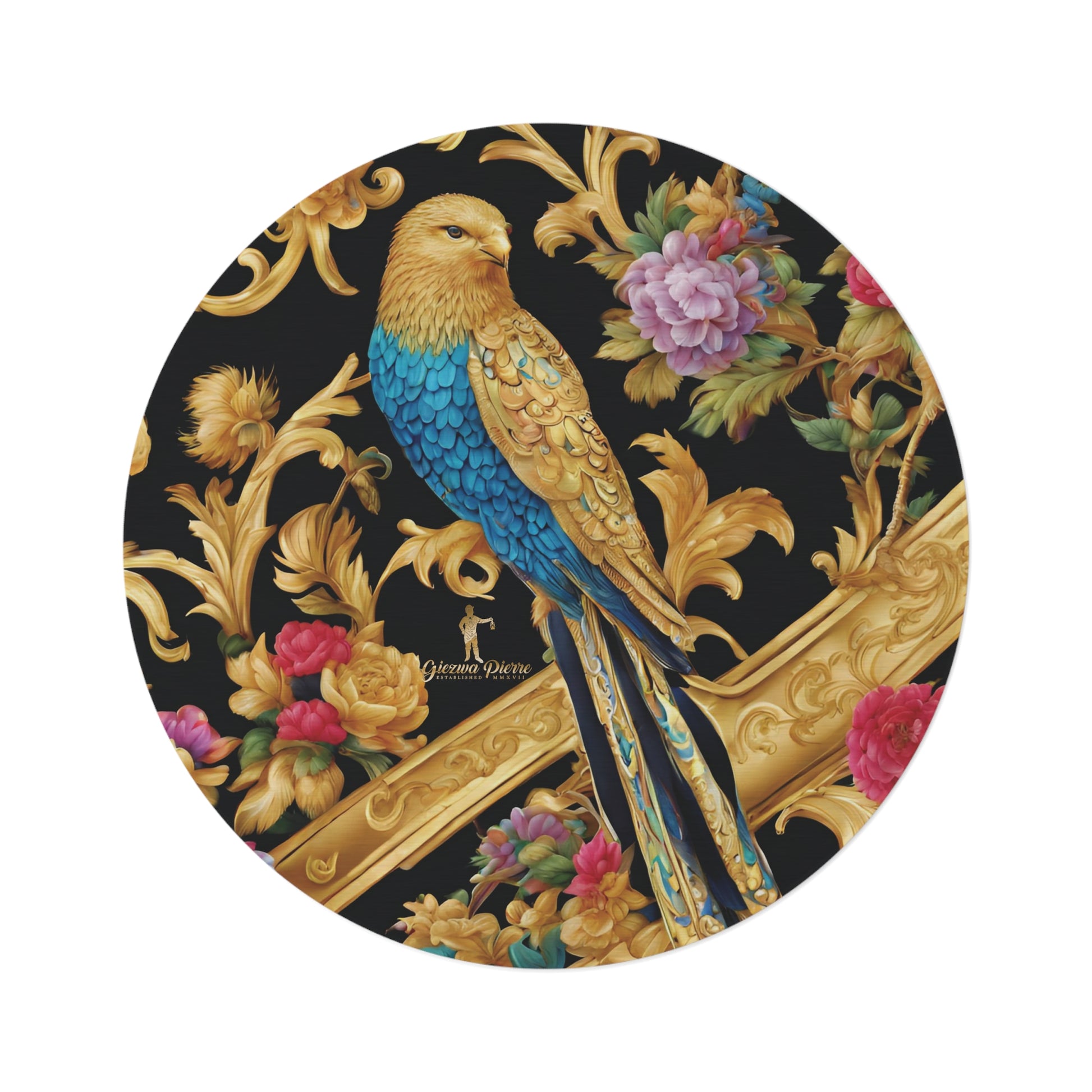 Giezwa Pierre Round Rug - GIEZWA PIERRE