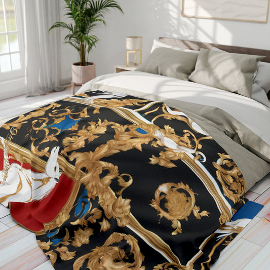 The Colored Horse Arctic Fleece Blanket - GIEZWA PIERRE