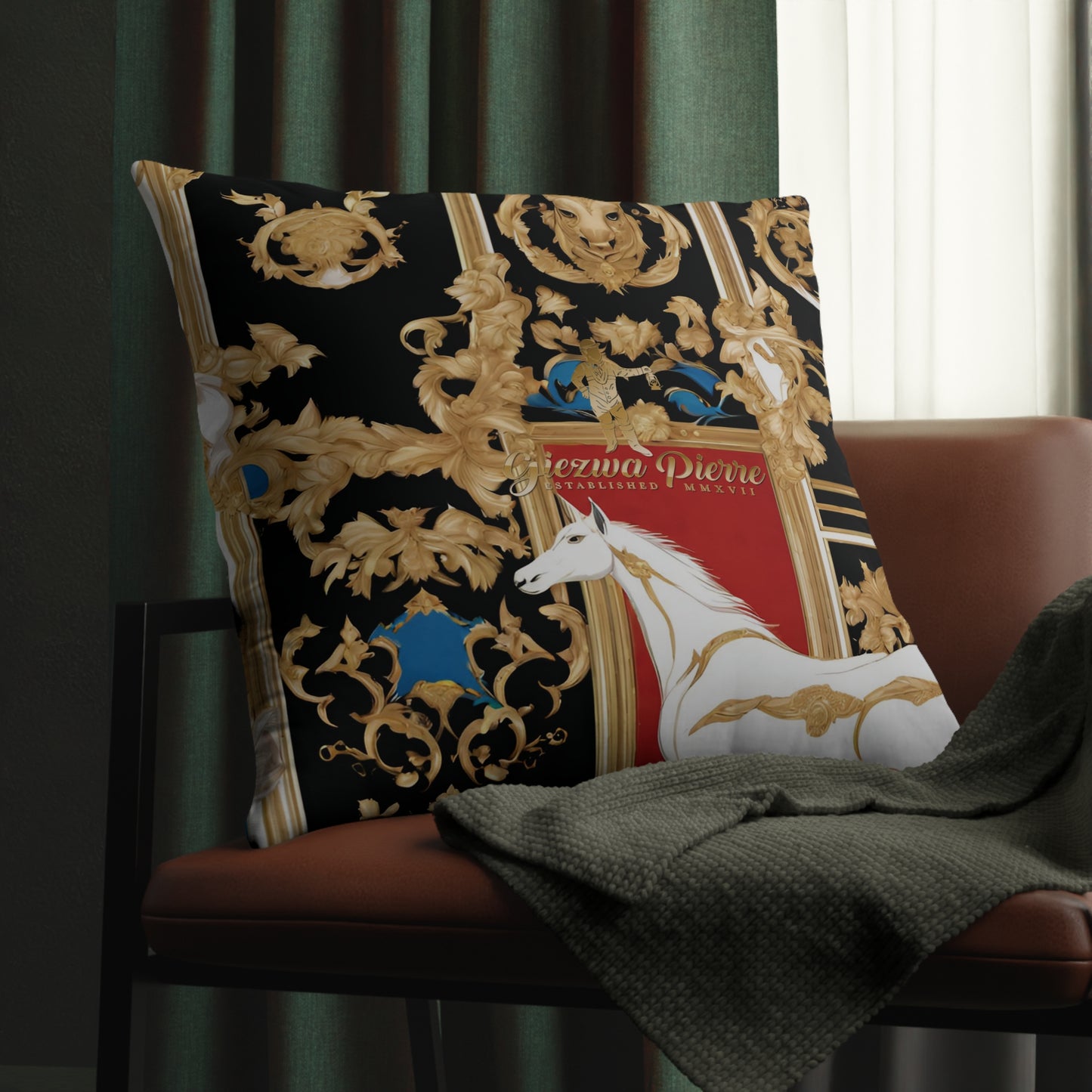 The Colored Horse Waterproof Pillows - GIEZWA PIERRE