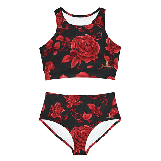 Roses Are Red Bikini Set - GIEZWA PIERRE