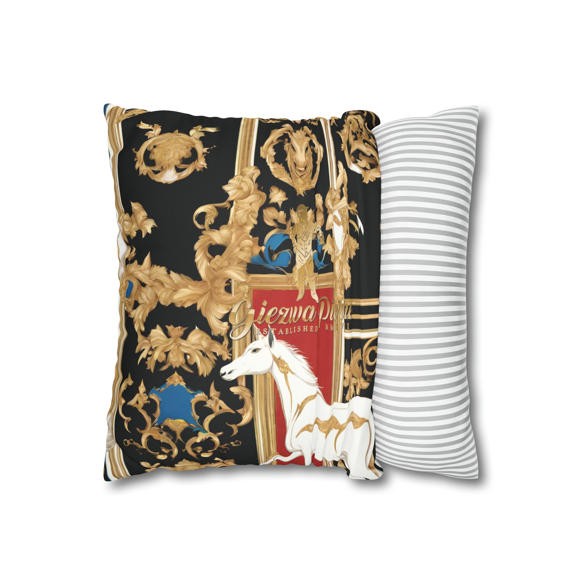 The Colored Horse Square Pillow Case - GIEZWA PIERRE