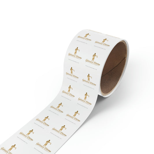 Giezwa Pierre Square Sticker Label Rolls - GIEZWA PIERRE