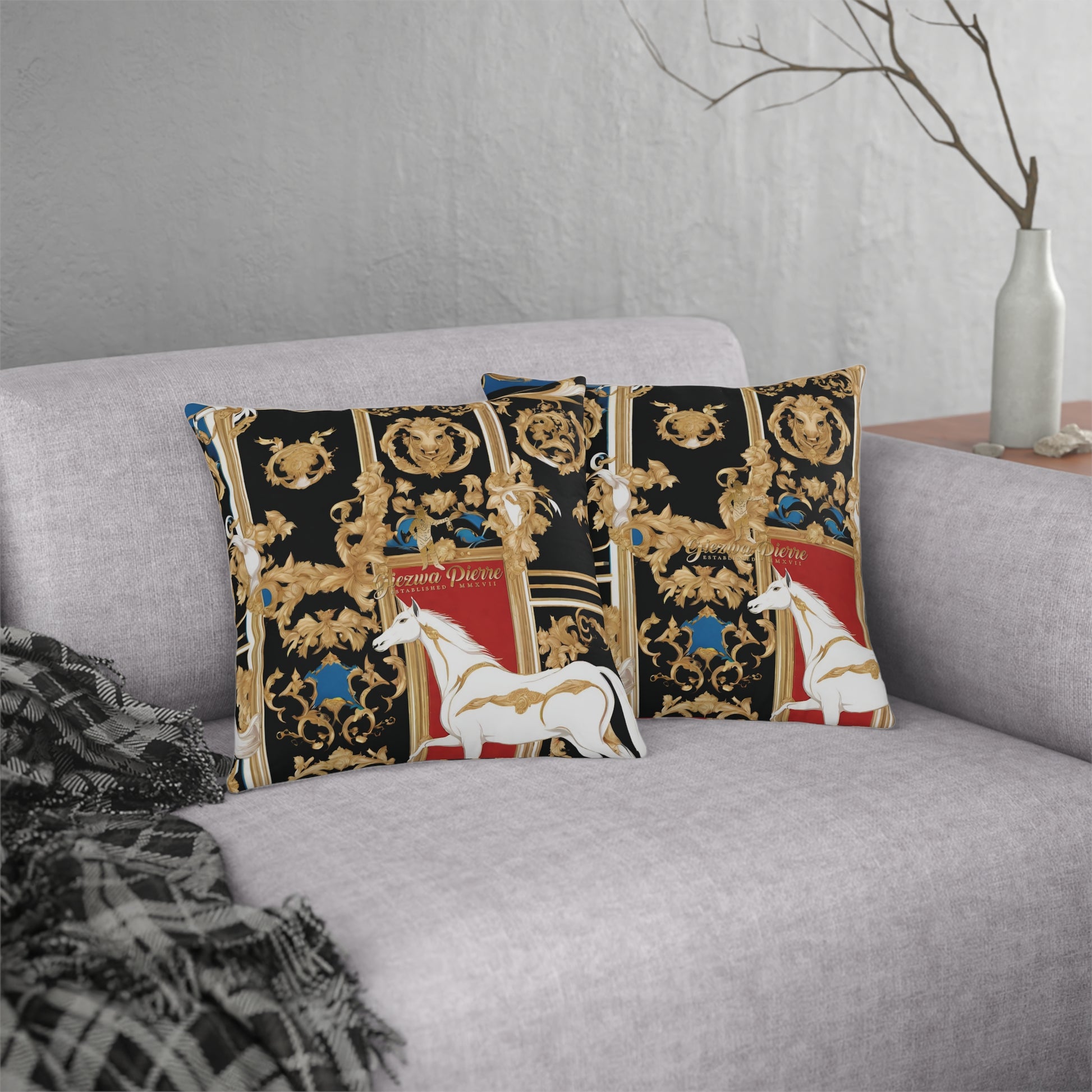 The Colored Horse Waterproof Pillows - GIEZWA PIERRE